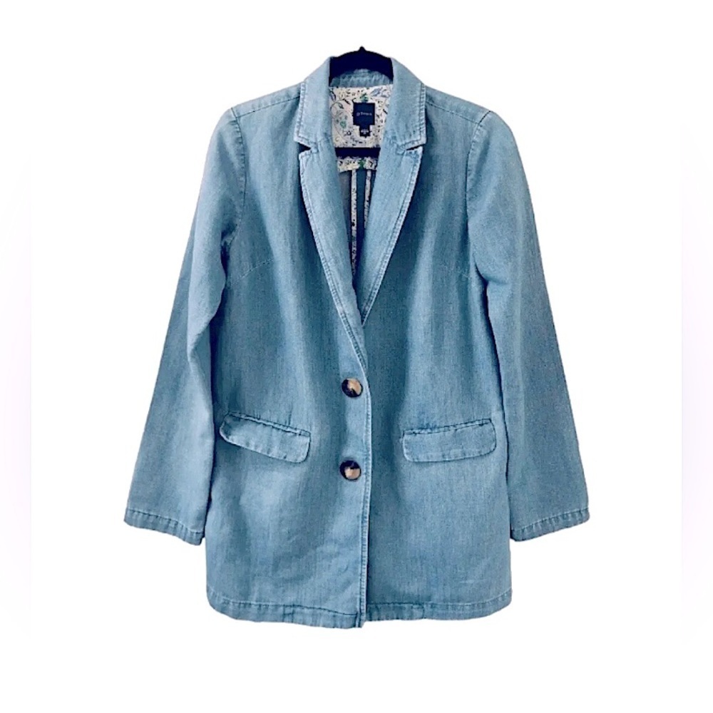 J. Jill Gallery Oversize Jacket Couture Shabby Chic Classy Style Size XS - Picture 3 of 12